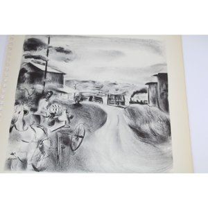 Francis Chapin Print Morning Train Vintage 66417 Countryside